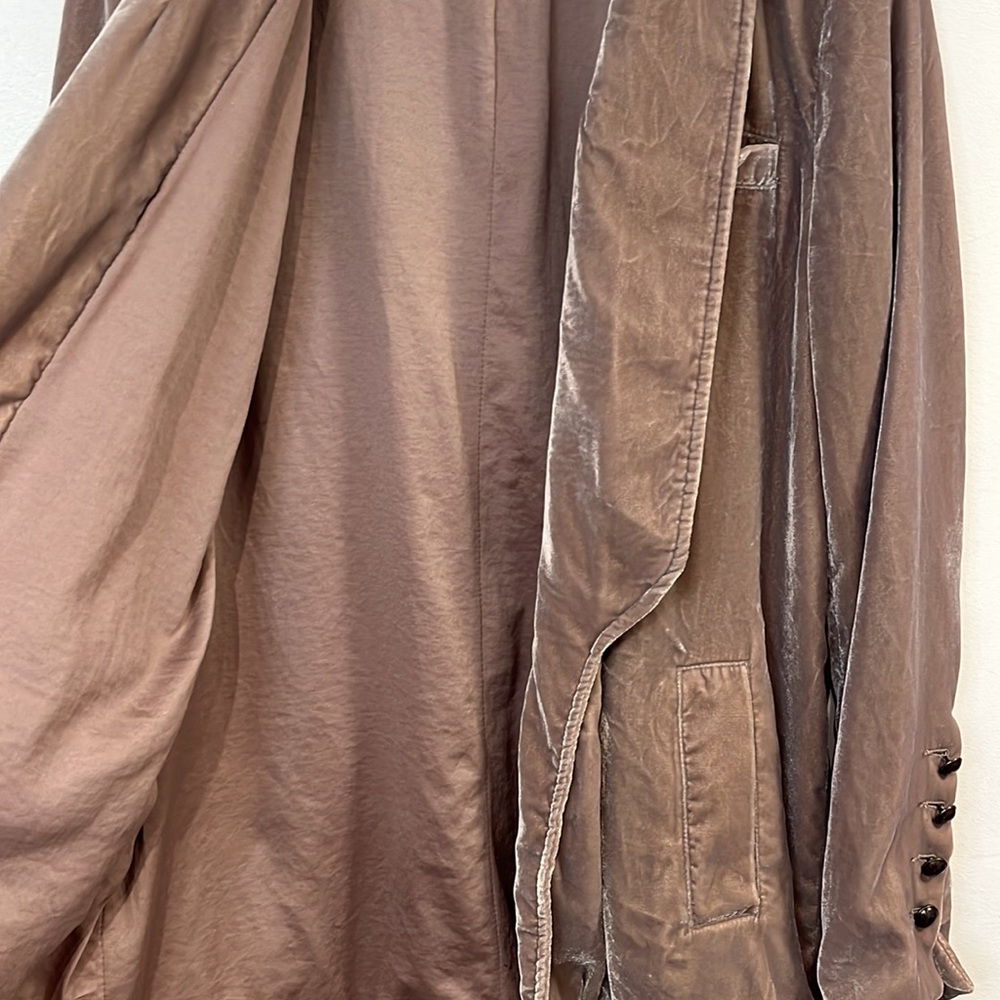 Free People Yesterday’s Muse Velvet Jacket - size small - Picture 10 of 11